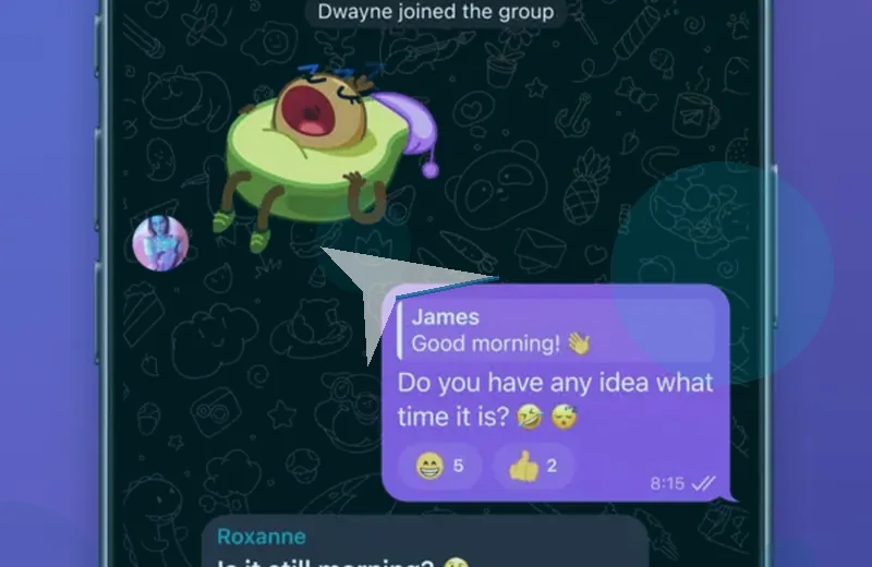 快速消息功能示意图